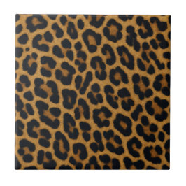 Azulejo Patrón de animal de piel de leopardo