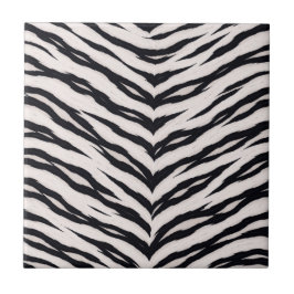 Azulejo Patrón de animal de tigre blanco
