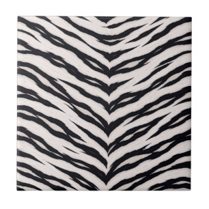 Azulejo Patrón de animal de tigre blanco