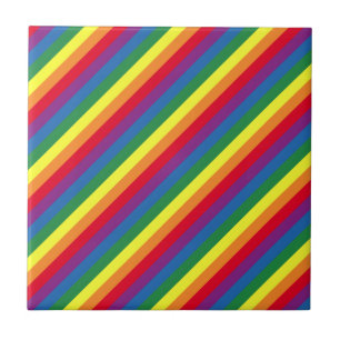 Azulejo Patrón de arco iris diagonal