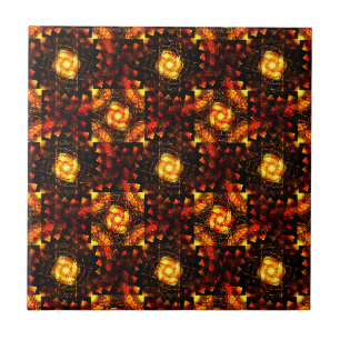 Azulejo Patrón de Arte Abstracto Elegante Boho Moderno Dor