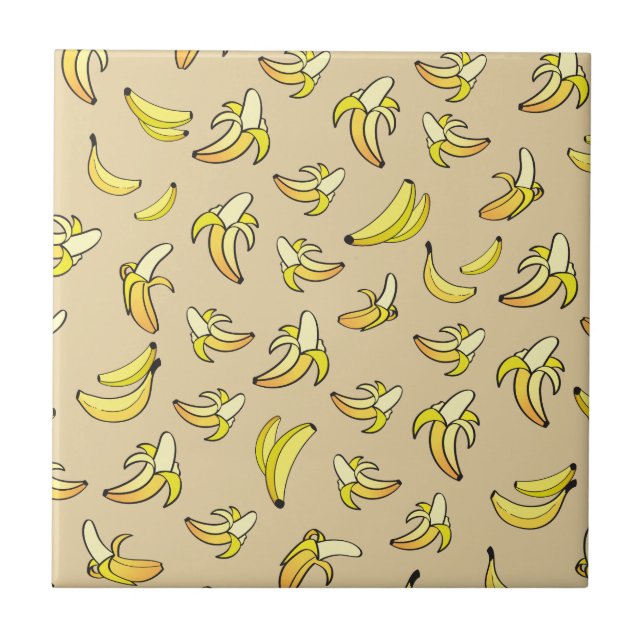 Azulejo Patrón de banana (Frente)