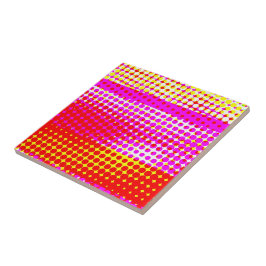 Azulejo Patrón de bandas rosadas