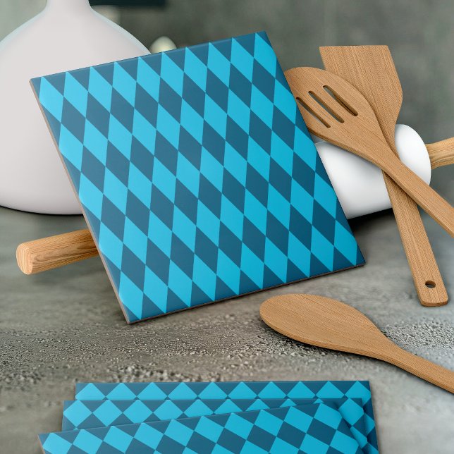 Azulejo Patrón de bandera de bus azul de Baviera (Subido por el creador)