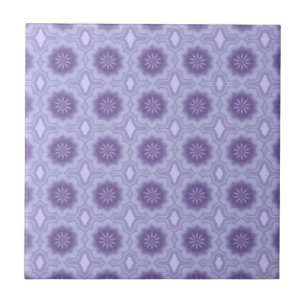 Azulejo Patrón de bonito en lavanda