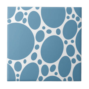 Azulejo Patrón de burbuja azul
