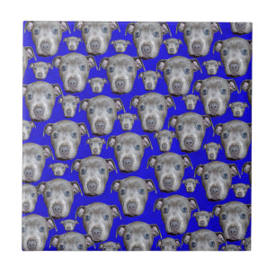 Azulejo Patrón de Cachorro Staffordshire Bull Terrier