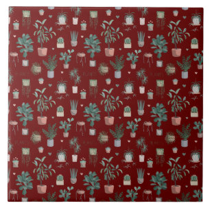 Azulejo Patrón de Cactus salvaje