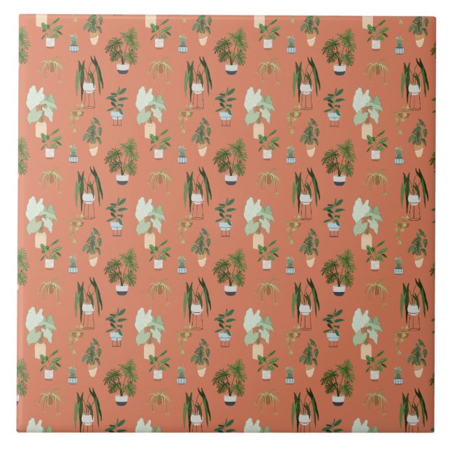 Azulejo Patrón de Cactus salvaje (Frente)