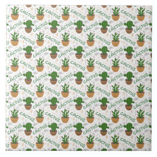 Azulejo Patrón de Cactus salvaje