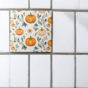Azulejo Patrón de calabaza rusa