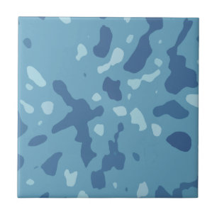 Azulejo Patrón de camuflaje del ejército azul