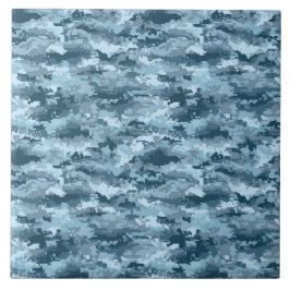 Azulejo patrón de camuflaje pixelado militar