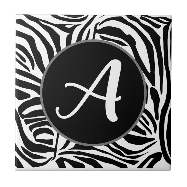 Azulejo Patrón de cebra (Frente)
