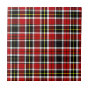 Azulejo Patrón de cheques rojos marrones-52626