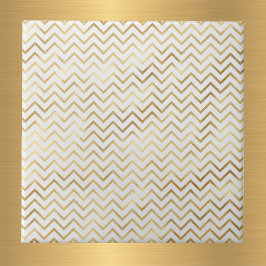 Azulejo Patrón de Chevron Glam Gold