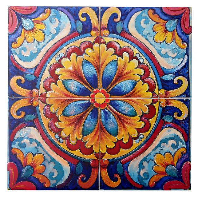 Azulejo patrón de cinco de mayo (Frente)