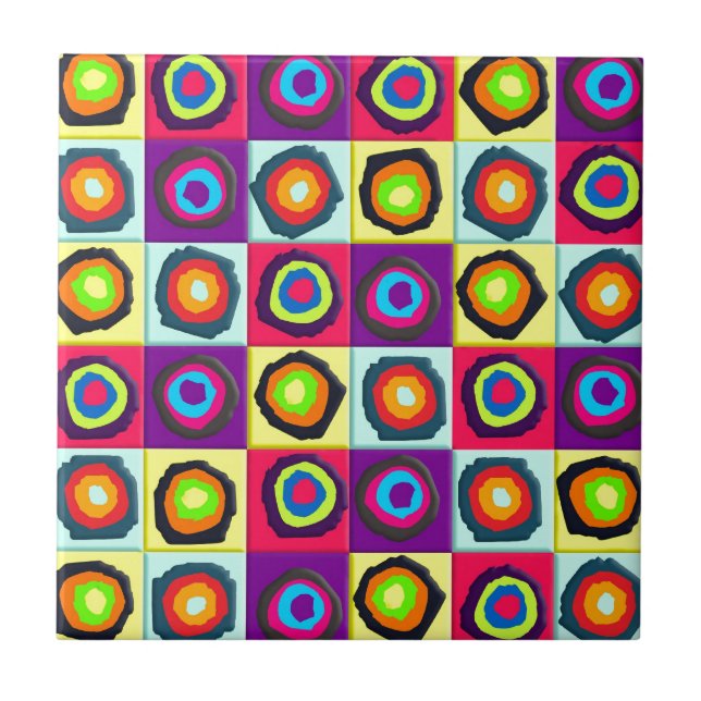 Azulejo patrón de círculos (Frente)