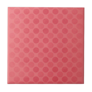 Azulejo Patrón de círculos rojos retrocesivos