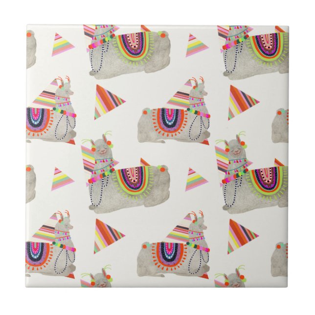 Azulejo Patrón de colección de Llamarama II (Frente)