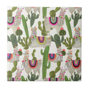 Azulejo Patrón de colección Llamarama