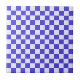 Azulejo patrón de cuadros crema de arándano