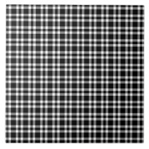Patrón de cuadros negros y blancos