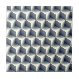 Azulejo Patrón de cubos 3D