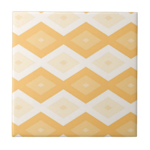 Azulejo Patrón de diamante amarillo
