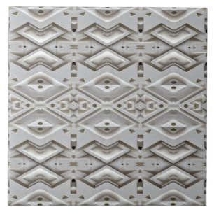 Azulejo Patrón de diamante estampado geométrico