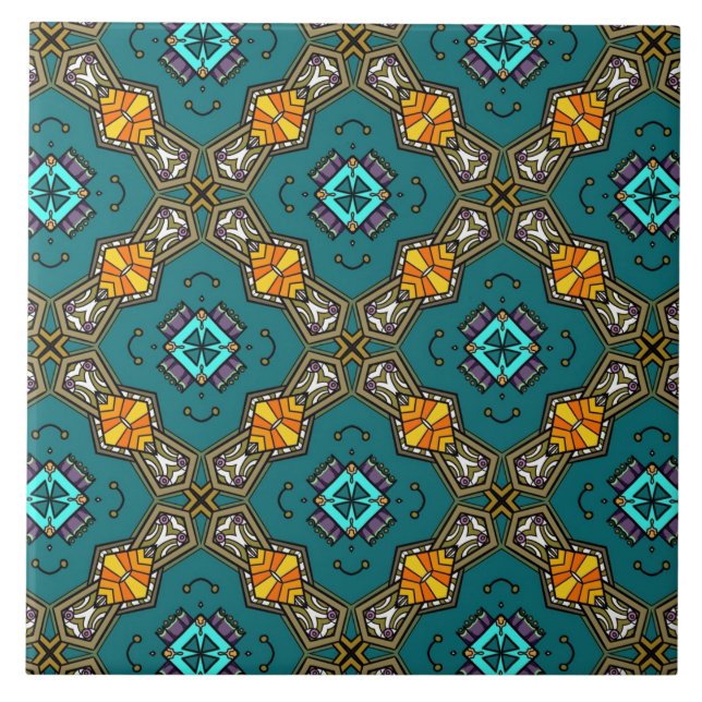 Azulejo Patrón de Doodle 10 (Frente)