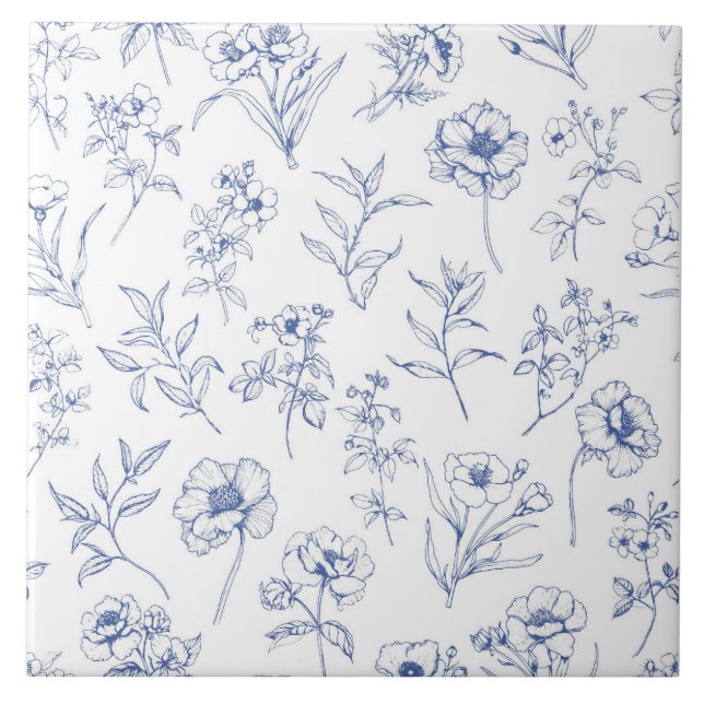 Azulejo Patrón de elegancia atemporal (Frente)