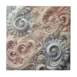 Azulejo Patrón de encaje de degradado elegante