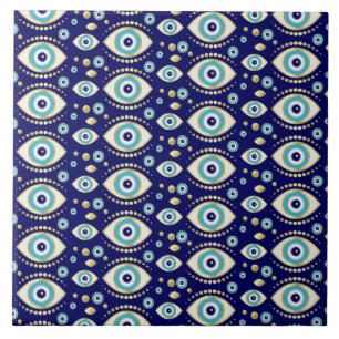 Azulejo Patrón de Encanto Ojo Mal