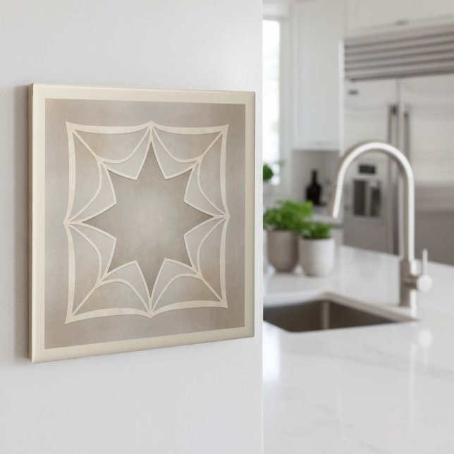 Azulejo Patrón de estallido de estrella geométrica moderna (Subido por el creador)