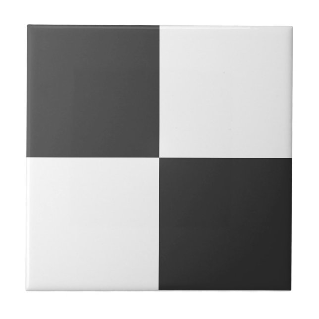 Azulejo Patrón de estilo de caja cuadrada blanca y gris de (Frente)