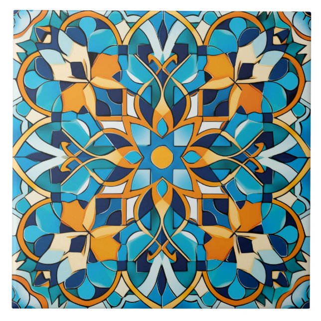 Azulejo Patrón de estilo marroquí de Guay (Frente)