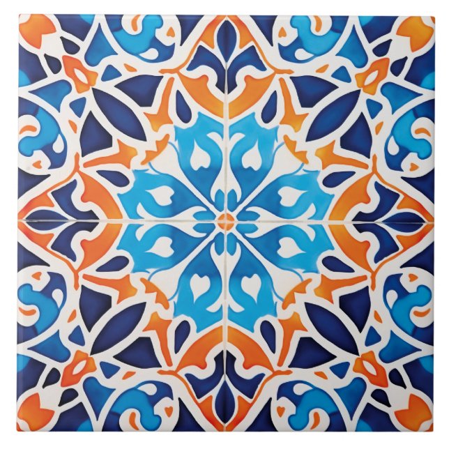 Azulejo Patrón de estilo marroquí de Guay (Frente)