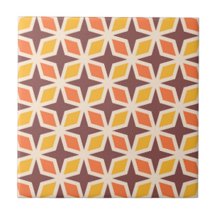 Azulejo Patrón de estrella geométrica de Mod