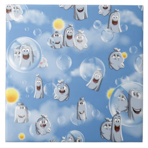 Azulejo Patrón de fantasma