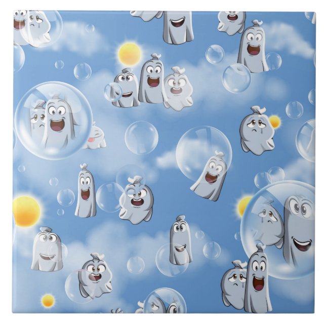 Azulejo Patrón de fantasma (Frente)