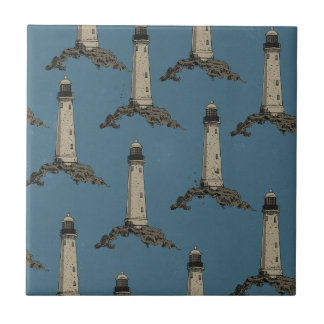 Azulejo Patrón de faro vintage