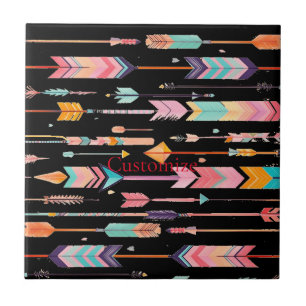 Azulejo Patrón de flecha multicolor Thunder_Cove