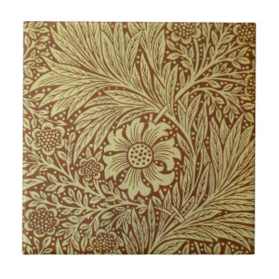 Azulejo Patrón de Flor Antigua Marigold de William Morris