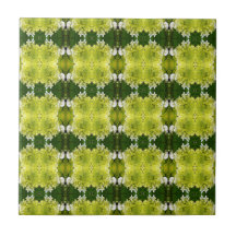 Patrón de flores abstractas de hortensias en verde
