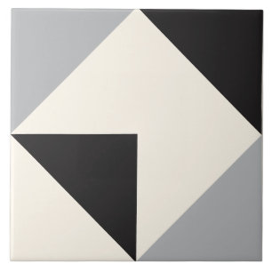 Azulejo Patrón de forma geométrica moderna gris