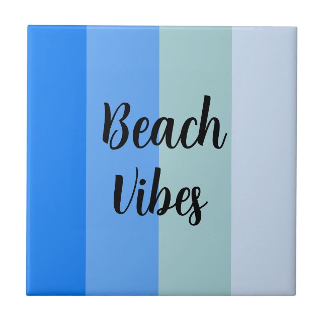 Azulejo Patrón de franjas azules (Frente)