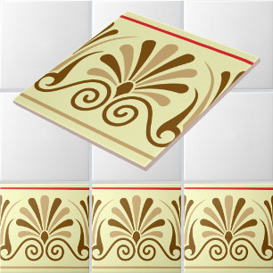 Azulejo Patrón de friso personalizable de colores Atenas g