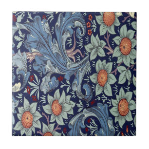 Azulejo Patrón de Frutas del Huerto Vintage de William Mor