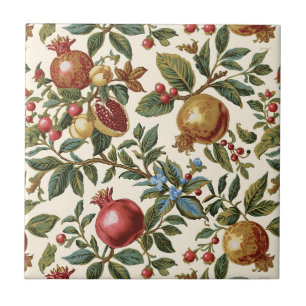 Azulejo Patrón de granada de William Morris Fruit